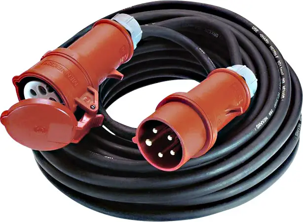 Удлинитель Bachmann 347.171 0165793, H07RN-F 5G 2,5 мм², 400 В, 16 А, 10 м