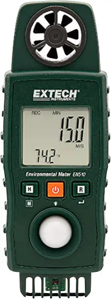 Анемометр Extech EN510, от 0,4 до 20 м/с, от 0 до +50 °C