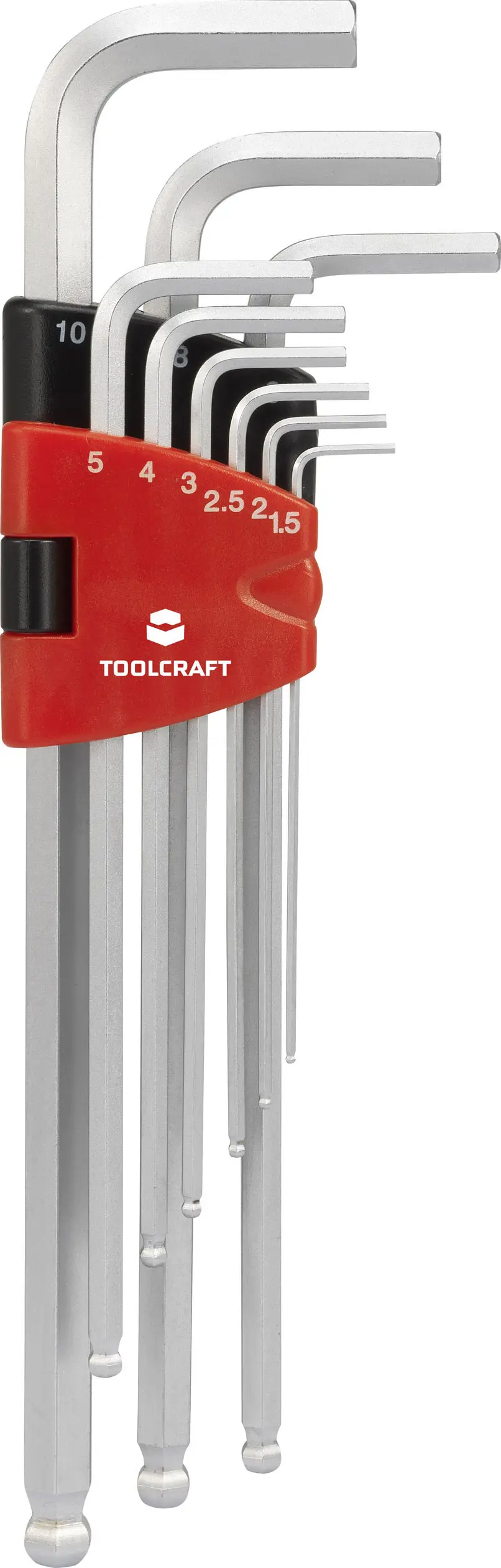 Набор из 9 шестигранных торцевых ключей TOOLCRAFT 1603973