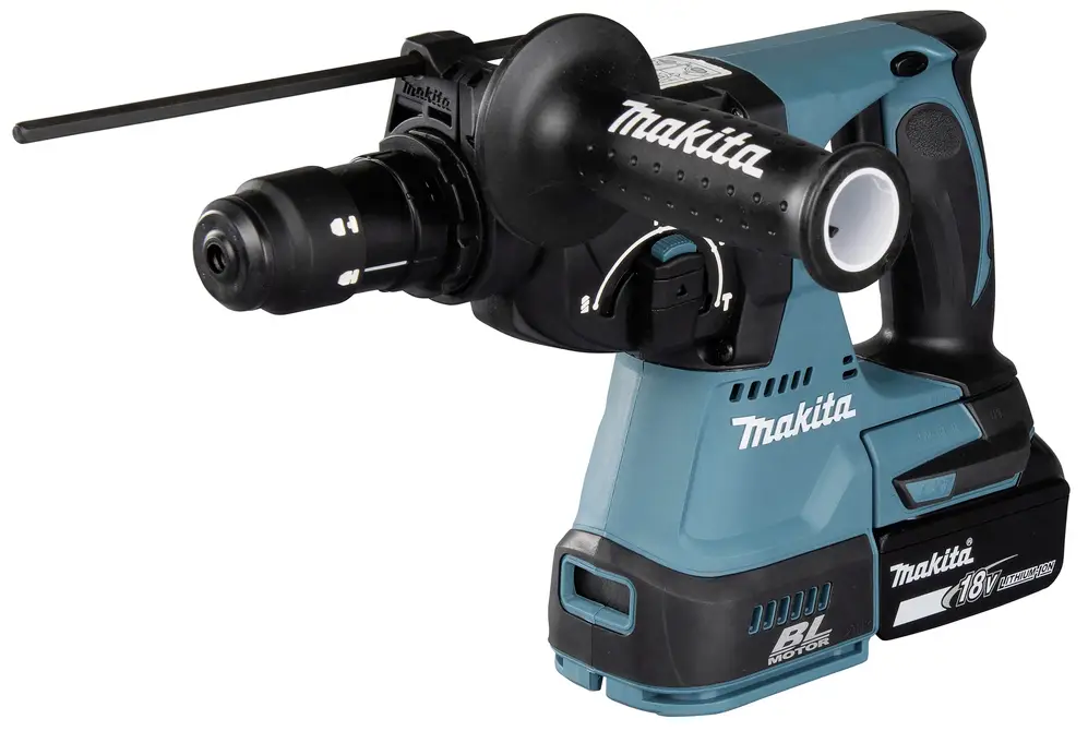 Многофункциональный перфоратор Makita DHR243Z SDS-Plus, беспроводной, 18 В, литий-ионный, без аккумулятора и зарядного устройства.