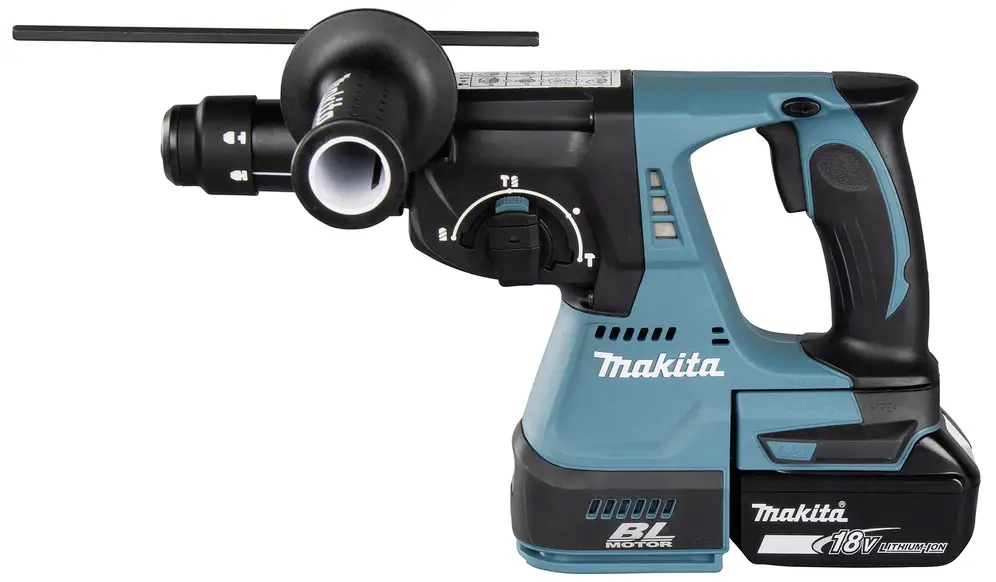 Многофункциональный перфоратор Makita DHR243Z SDS-Plus, беспроводной, 18 В, литий-ионный, без аккумулятора и зарядного устройства.