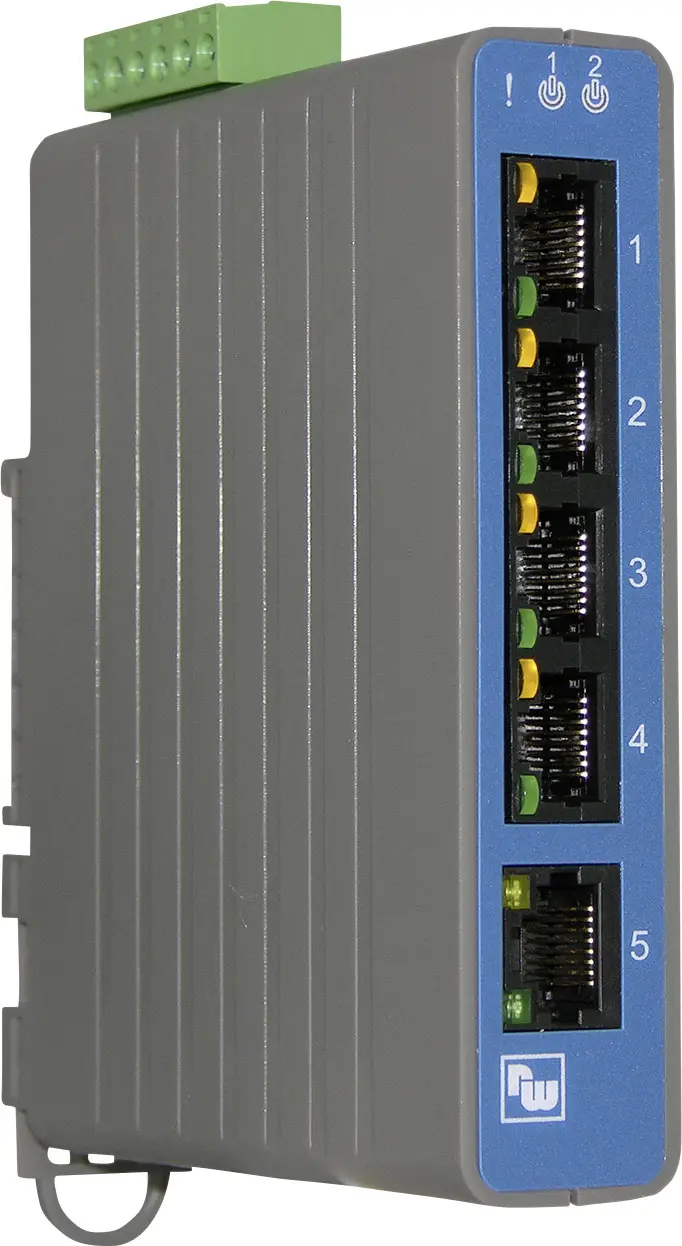 Комутатор Ethernet Wachendorff, 5 портів - ETHSW50K Промисловий комутатор Ethernet 10/100 Мбіт/с