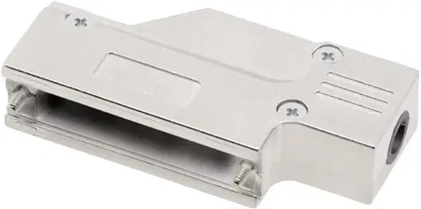 Корпус роз'єму D-SUB encitech DCMR25-FK-K 6560-0501-03 Кількість контактів: 25 металевий 180° срібний 1 шт.