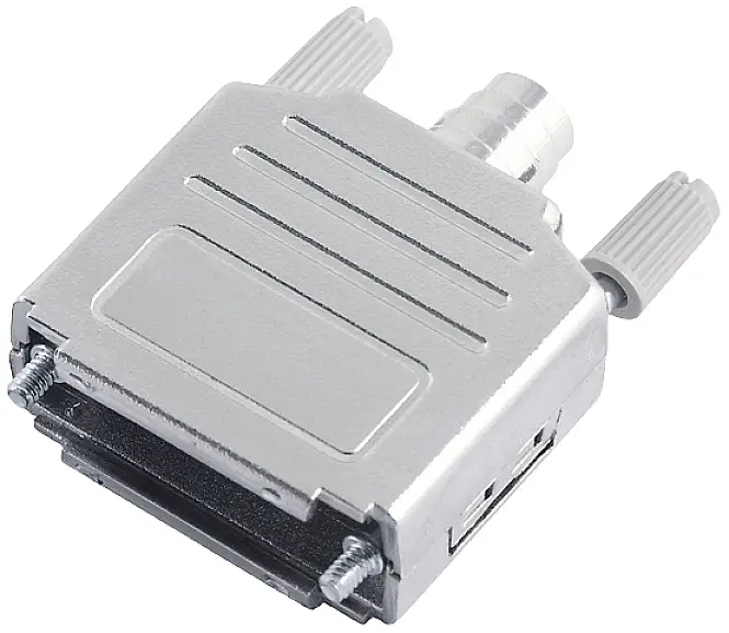 encitech DPPK-M-09-K 6260-0105-01 Корпус разъема D-SUB Количество контактов: 9 пластик, металлизированный 180° серебристый 1 шт.