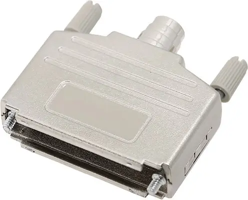 Корпус разъема D-SUB encitech DPPK-M-25-K 6260-0105-03. Количество контактов: 25. Пластик, металлизированный, серебристый, 180°. 1