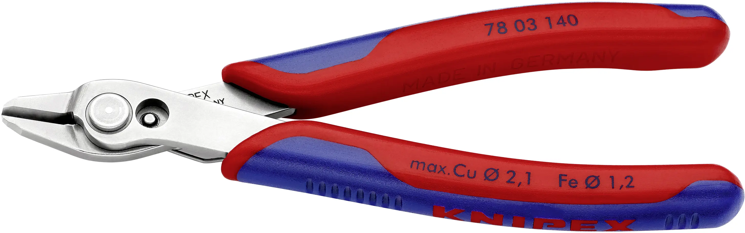 Клещи для печатных плат Knipex Super-Knips 78 03 140, 144 мм, 54 HRC, для электроники и механики