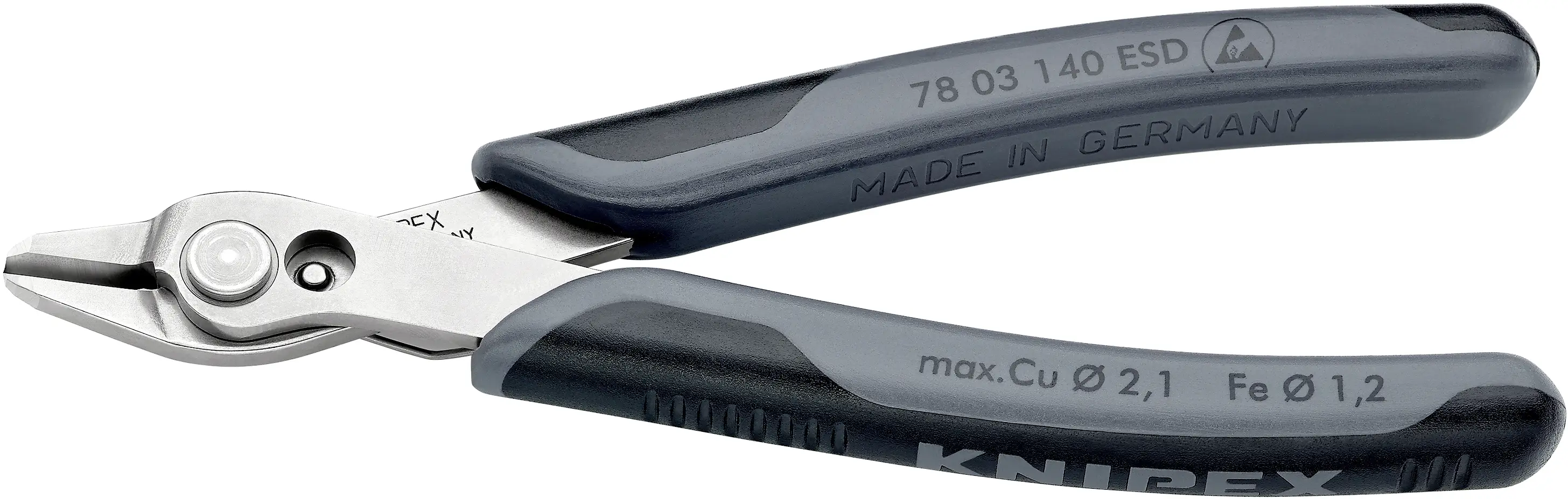 Knipex Super-Knips 78 03 Клещи для печатных плат 140 ESD, 140 мм, 54 HRC, ESD