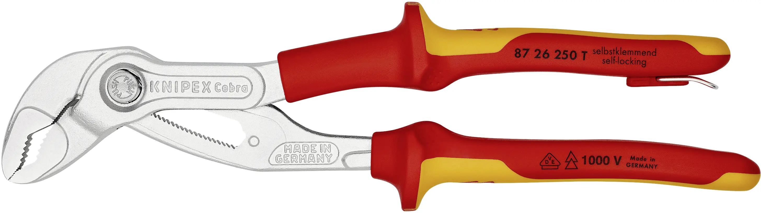 Клещи для водопроводных насосов Knipex Cobra 87 26 250 T 250 мм