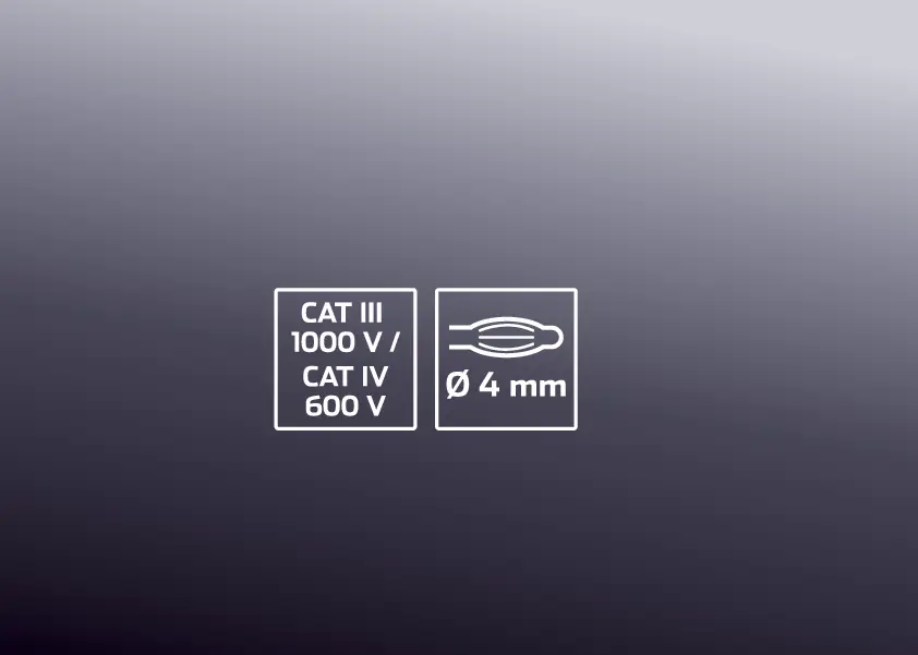 VOLTCRAFT MSL-505 жесткий удлинитель испытательного щупа короткий CAT III 1000 В, CAT IV 600 В, 10 А, пара