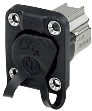 Роз'єм Neutrik NE8FDX-P6-W RJ45, CAT 6a, контакти: 8P8C, 1 шт.