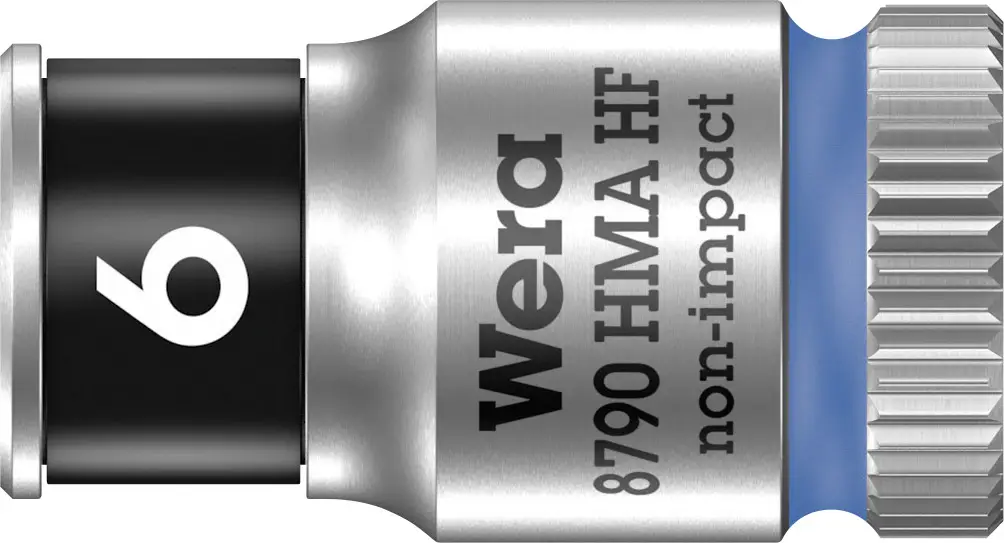 Wera 8790 HMA 05003721001, наружная шестигранная головка, функция фиксации 6 мм, 6 мм 1/4