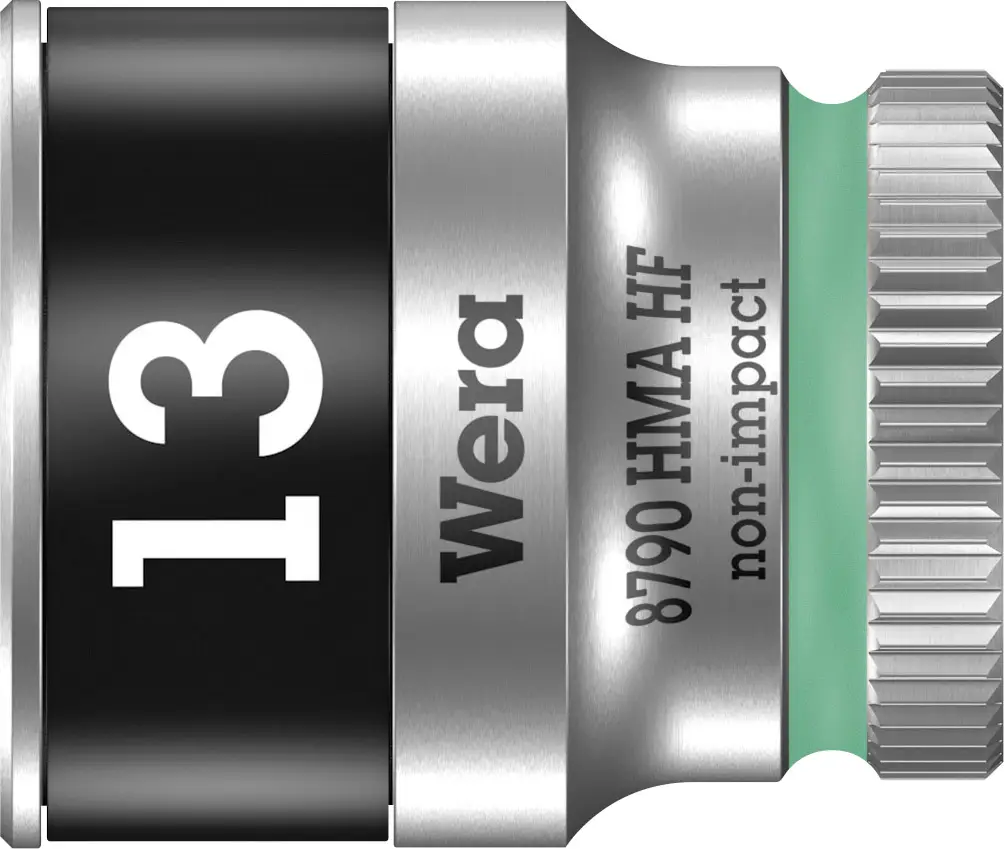 Вертикальная шестигранная головка Wera 8790 HMA 05003728001 с функцией фиксации, 13 мм 1/4