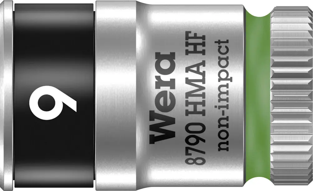 Wera 8790 HMA 05003724001, наружная шестигранная головка, функция фиксации 9 мм, 9 мм 1/4