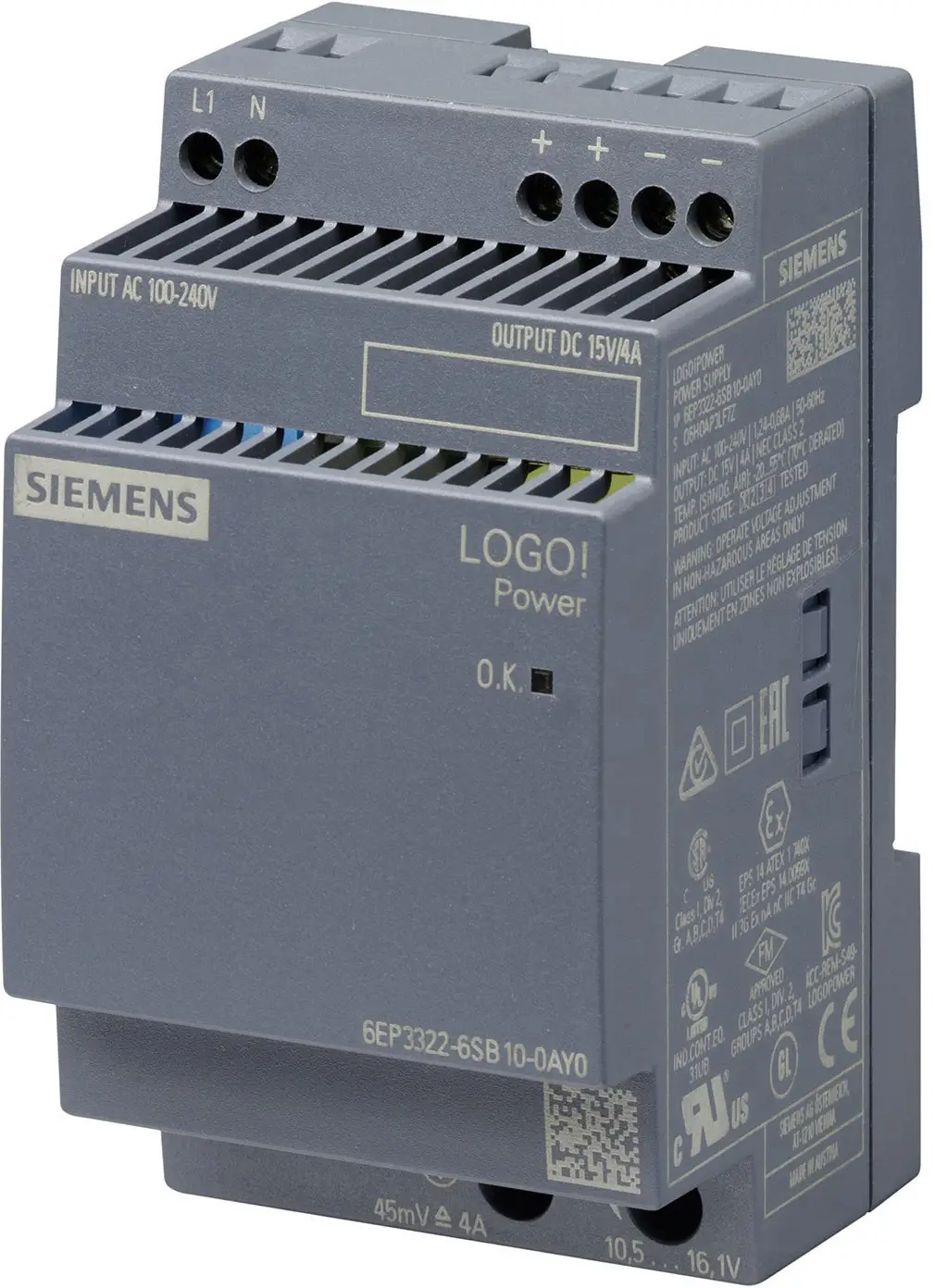 Модуль питания ПЛК Siemens 6EP3322-6SB10-0AY0 6EP33226SB100AY0