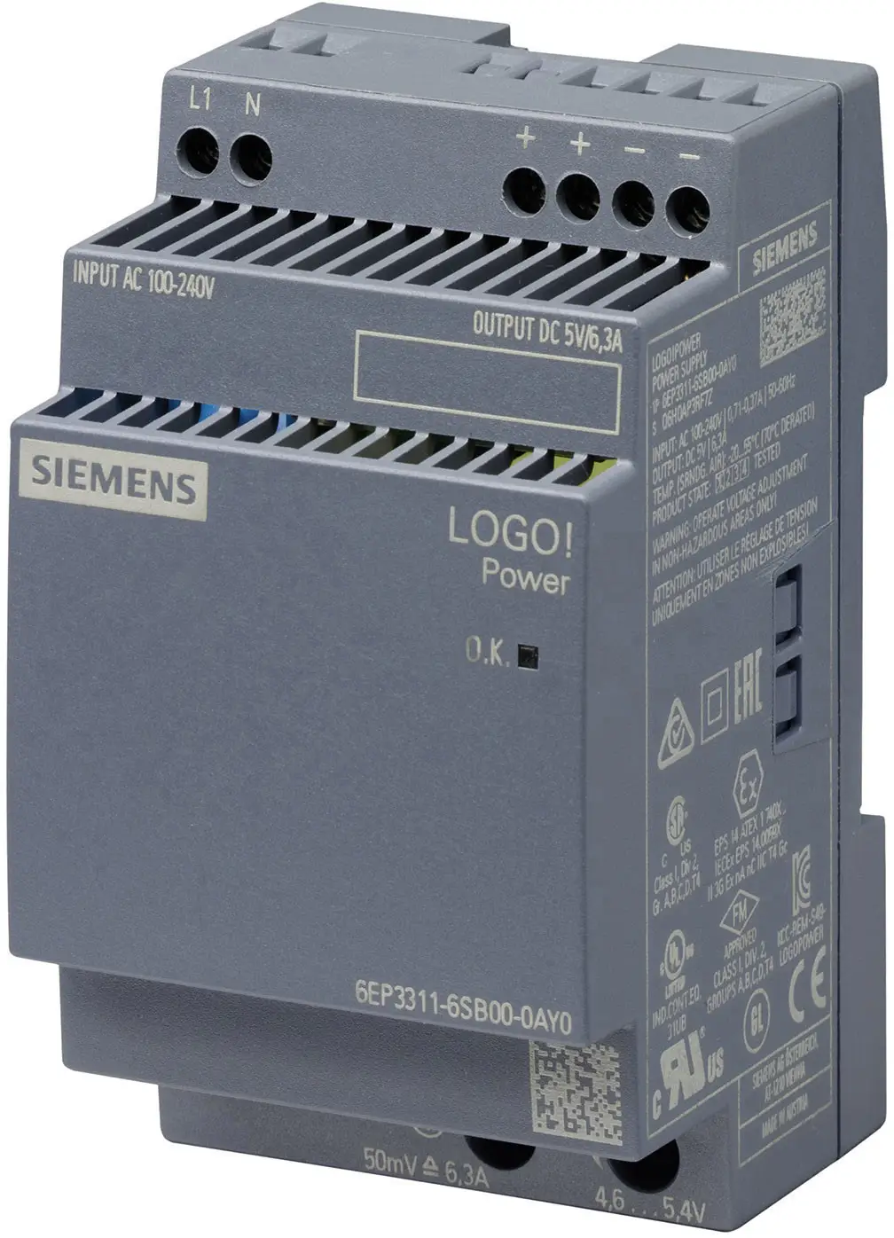 Модуль питания ПЛК Siemens 6EP3311-6SB00-0AY0 6EP33116SB000AY0