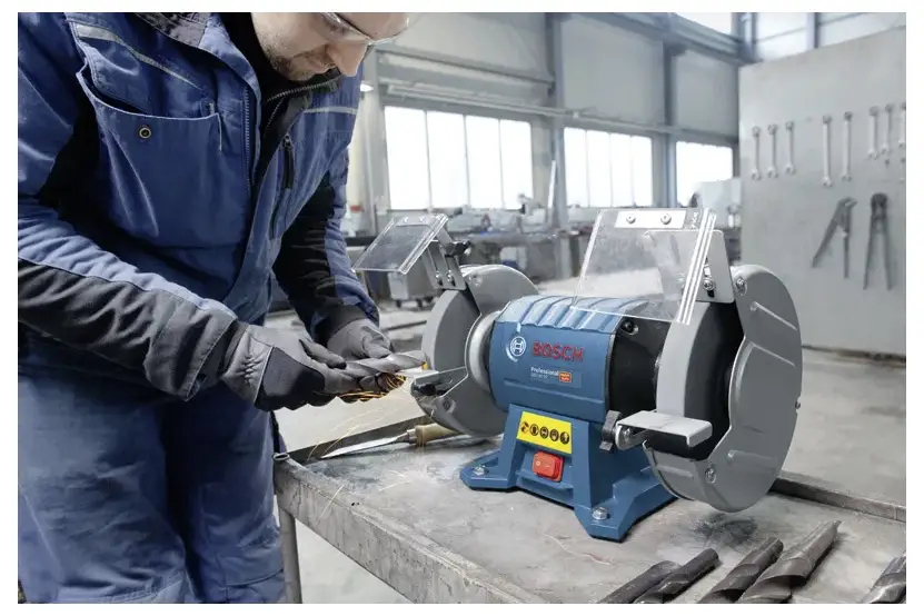 Шлифовальная машина Bosch Professional GBG 60-20 с двумя шлифовальными кругами, артикул 060127A400, длина 400 см, 1 шт.