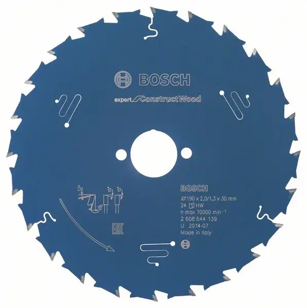 Відрізний диск Bosch Accessories Expert for Construct Wood 190 x 30 x 1,3 мм 1 шт.