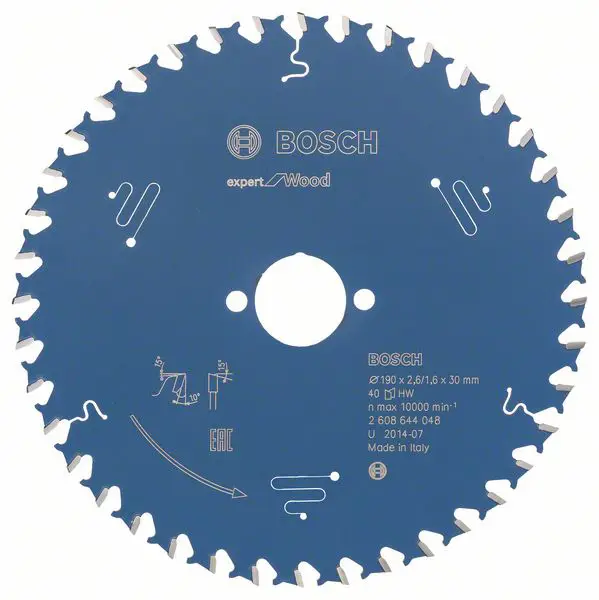 Диск відрізний Bosch Accessories Expert for Wood 190 x 30 x 1,6 мм 1 шт.