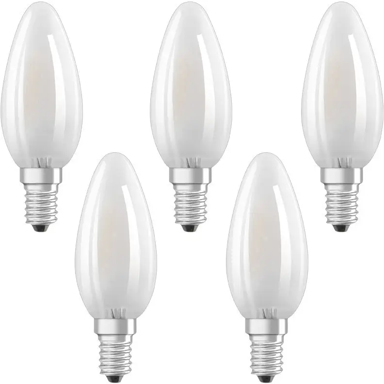 Світлодіодна лампа OSRAM HOMELIGHTING 4058075090682 E14 4,2 Вт = 40 Вт 470 лм теплий білий 5 шт.