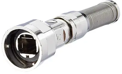 Корпус разъема RJ45 Metz Connect 1401025000ME, серебристый, 1 шт.