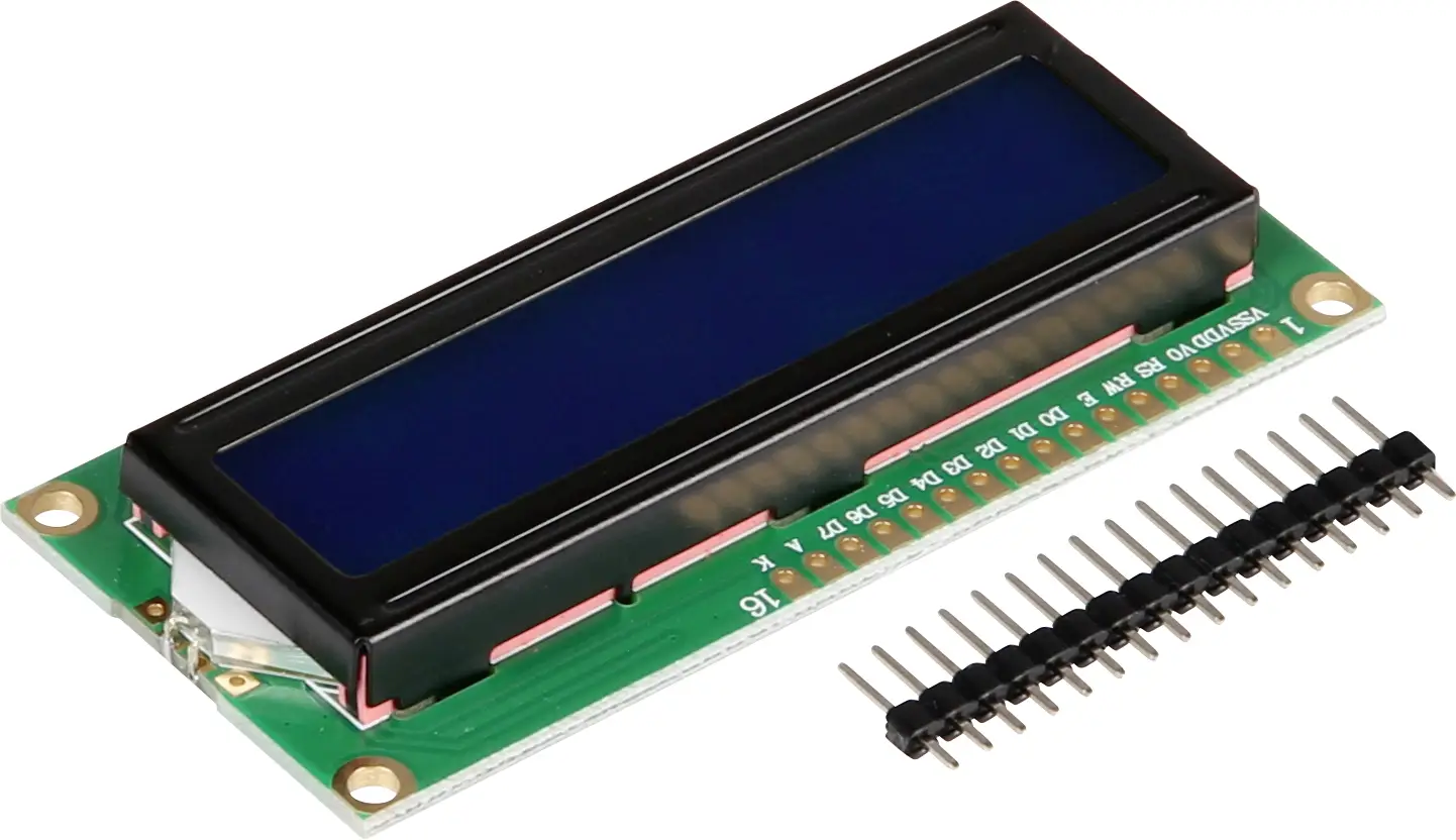 Модуль дисплея Joy-it com-lcd 16x2 6,6 см (2,6 дюйма) Підходить для: Arduino, Raspberry Pi®