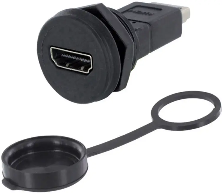 HDMI-адаптер Encitech 1310-1033-01, позолоченный, 1 шт.