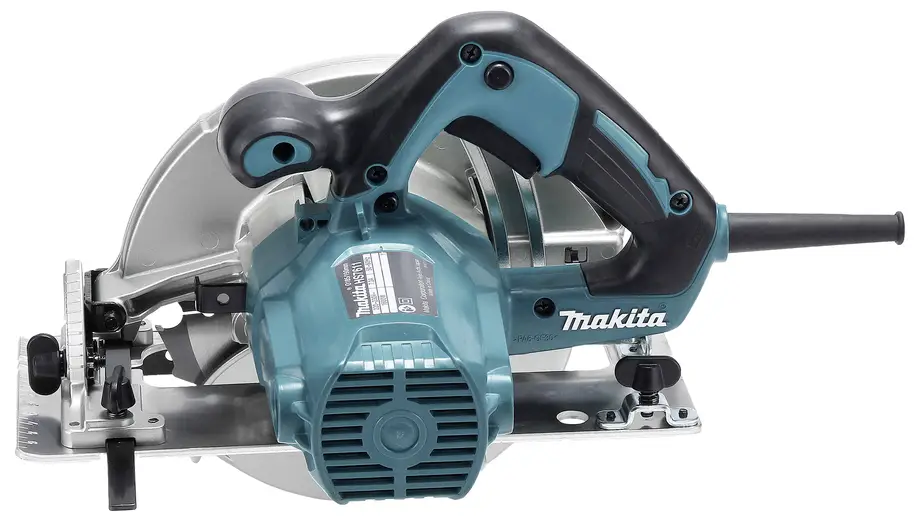 Циркулярная пила Makita HS7611. Максимальная глубина реза (90°): 65 мм.