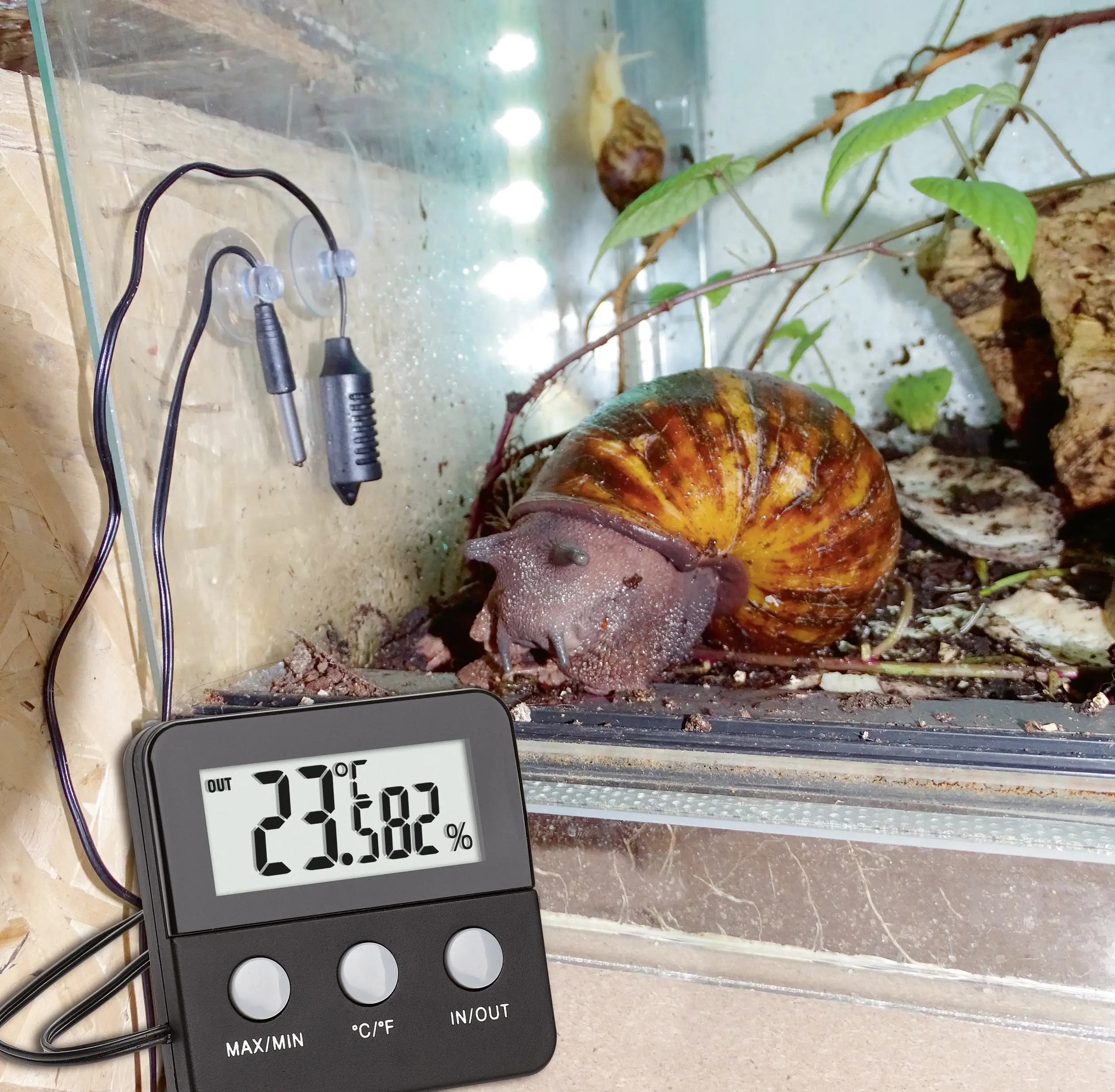Термогигрометр TFA Dostmann TERRACHECK, черный, 30.5044.01
