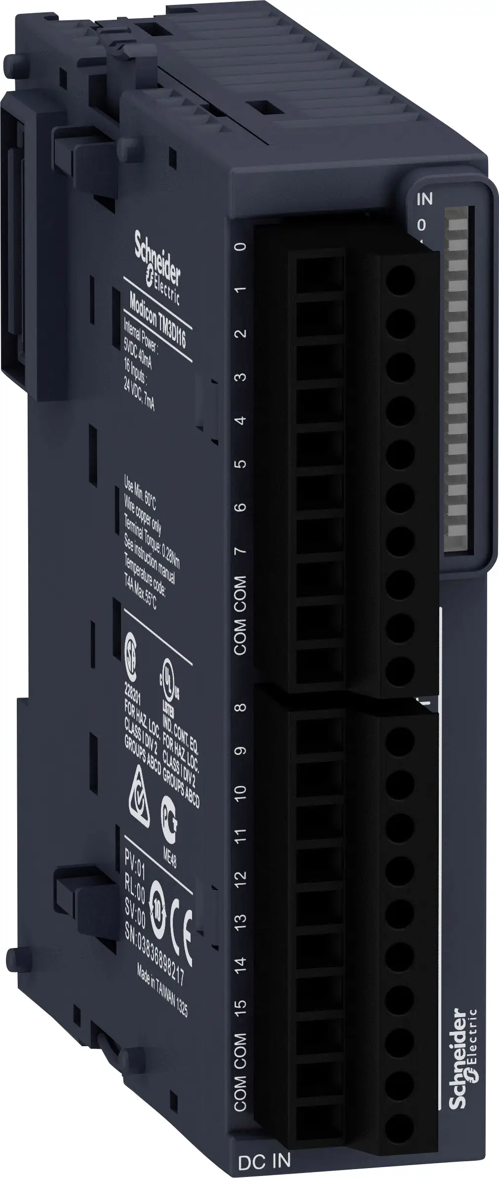 Модуль расширения ПЛК Schneider Electric TM3DI16 TM3DI16 24V