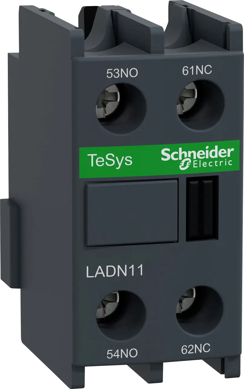 Schneider Electric LADN11 Блок допоміжних вимикачів LADN11, 2 контакти, 690 В, 10 А, 1 шт.