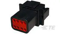 Корпус штыревого разъема TE Connectivity для кабеля DT. Количество контактов: 8. DT04-08PB-C015. 1 шт.