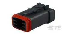 Корпус роз'єму TE Connectivity «мама» для кабелю DT Кількість контактів 6 DT06-6S-EP06 1 шт.