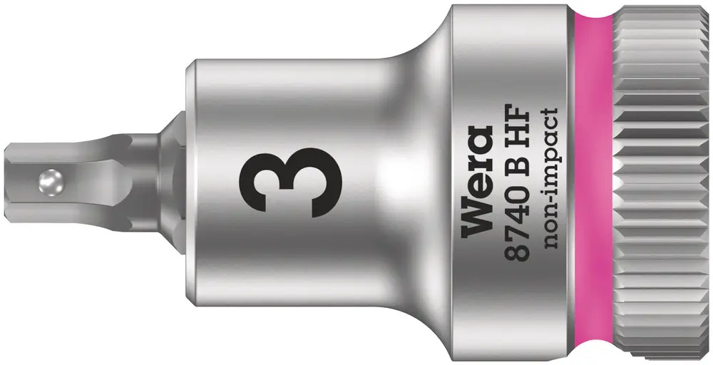 Зовнішній шестигранний ключ Wera 8740 B HF 05003030001 з функцією фіксації 3 мм 3/8