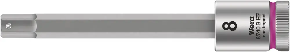 Wera 8740 B HF 05003040001 наружная шестигранная головка с функцией фиксации 8 мм 3/8
