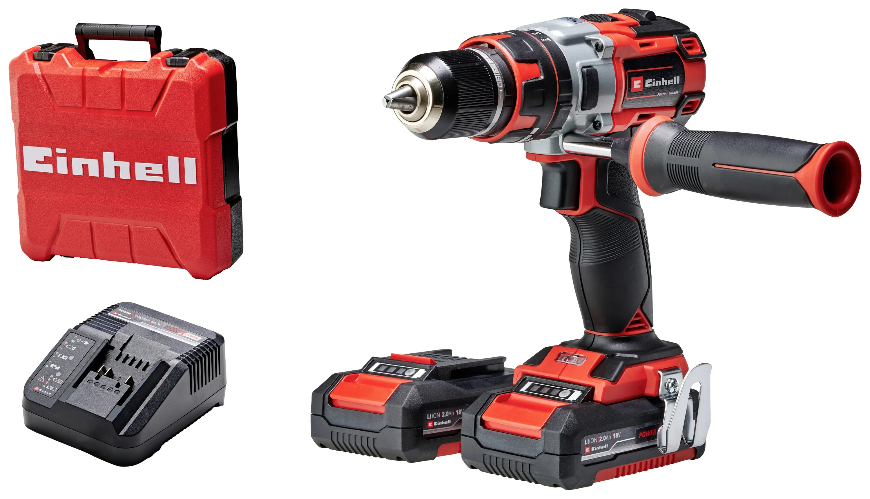 Einhell Professional TP-CD 18 Li-i BL (2x2.0Ah) 2-швидкісний акумуляторний ударний гайковерт із зарядним пристроєм, 2 акумулятори