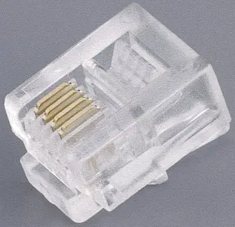 Разъем TRU COMPONENTS TC-2525002, RJ12, CAT 3, контакты: 6P6C, 100 шт.