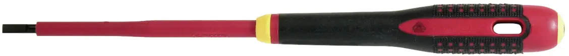 Плоская отвертка Bahco BE-8040S. Ширина лезвия: 4 мм. Длина наконечника: 100 мм.