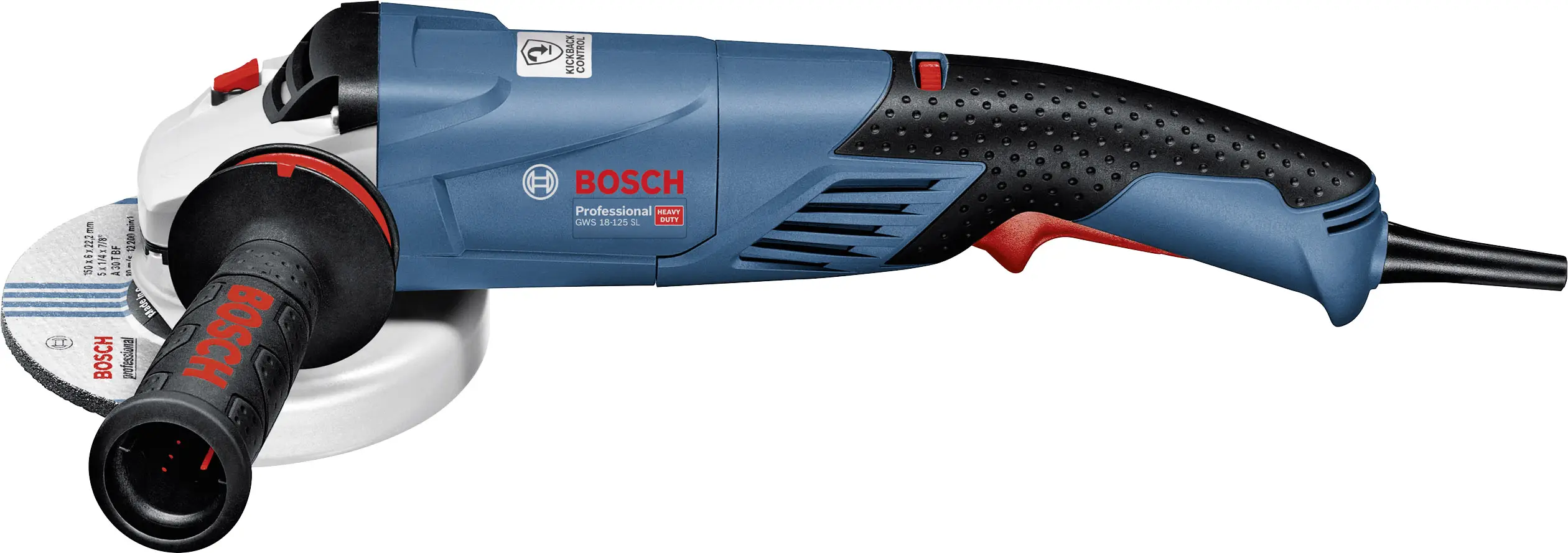 Угловая шлифовальная машина Bosch Professional GWS 18-125 SPL 06017A3300 мощностью 1800 Вт