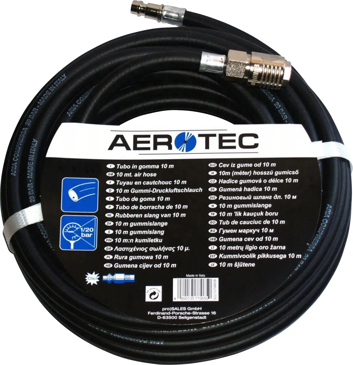 Шланг для сжатого воздуха Aerotec 2005740 2005740