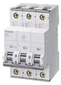 Автоматический выключатель Siemens 5SY4306-7 5SY43067, 230 В, 400 В, 6 А