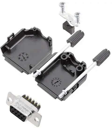 Amphenol L17DPPK15-BK+L77DA15SST Комплект роз'ємів D-Sub