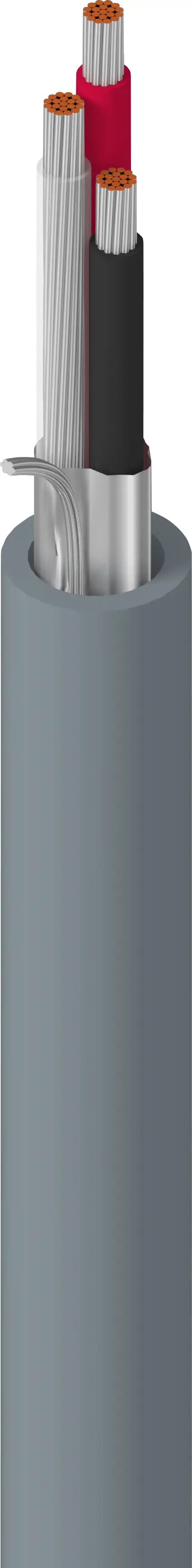 Інструментальний кабель Belden 8770.00U152, 3 x 0,81 мм², хромований, кількість товарів на погонний метр