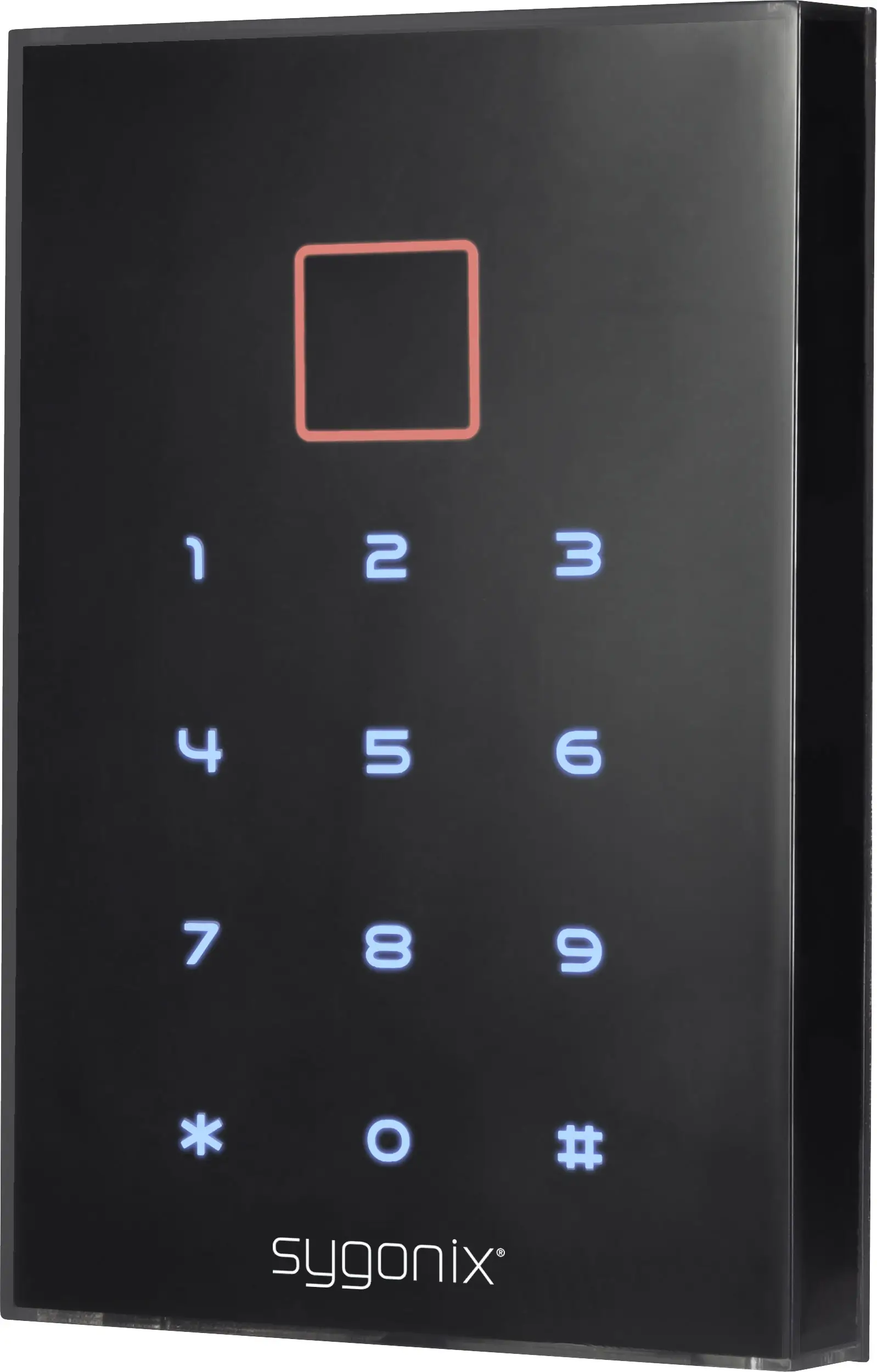 Кодовый замок Sygonix SY-3435062 12 В постоянного тока IP66 с подсветкой клавиатуры и сенсорным экраном