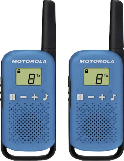 Двосекційна радіостанція Motorola Solutions B4P00811LDKMAW TALKABOUT T42 синього кольору PMR