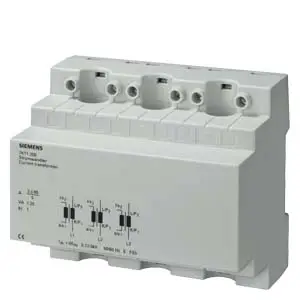 Siemens 7KT1201 7KT1201 3-фазный трансформатор Первичный ток 100 А Вторичный ток 5 А Диаметр отверстия: 13 мм Крепление винтами 1