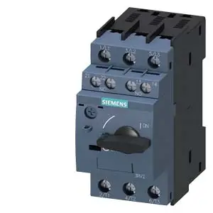 Вимикач живлення Siemens 3RV2011-0EA15 Діапазон налаштувань (струм): 0,28 - 0,4 A Максимальна напруга комутації: 690 В/AC (Ш x В x