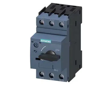 Силовой выключатель Siemens 3RV2011-1FA10 Диапазон регулировки (ток): 3,5 - 5 А Максимальное коммутируемое напряжение: 690 В/перем