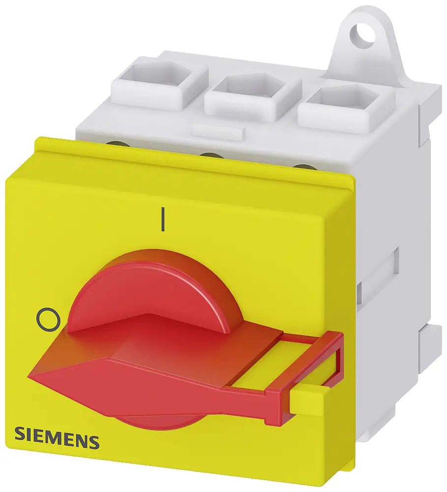 Роз'єднувач-роз'єднувач червоний, жовтий 3 контакти 16 мм² 25 A 690 В/AC Siemens 3LD21300TK13