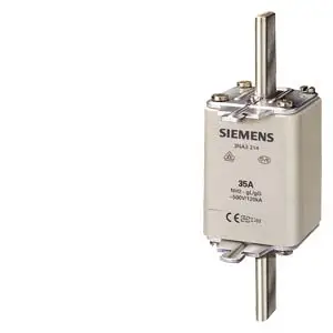 Запобіжник Siemens 3NA3250 з механічним індикатором стану. Розмір запобіжника = 2 300 A 500 V, 3 шт.