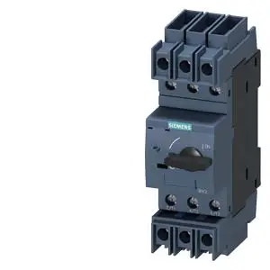 Вимикач живлення Siemens 3RV2711-1GD10 Діапазон налаштувань (струм): 6,3 А (макс.) Максимальна напруга комутації: 690 В/змінного с